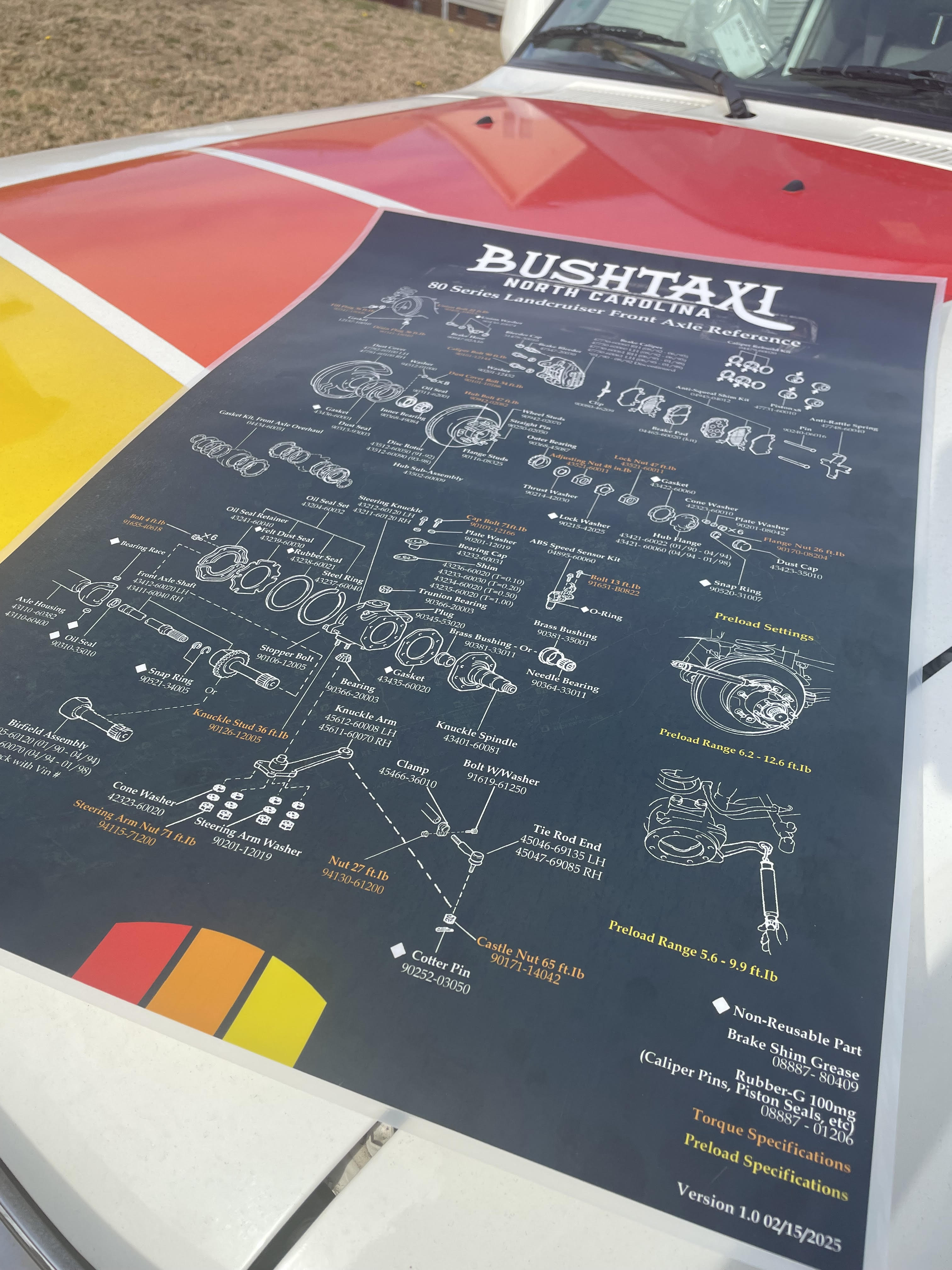 80 Series Front Axle Diagram